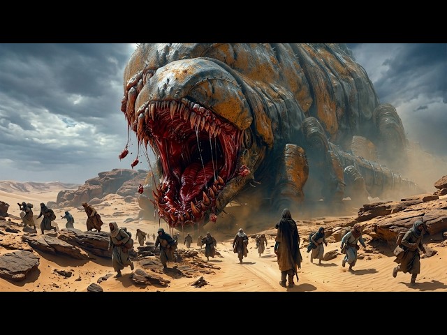 🐛【FULL MOVIE 4K】Dune: Insect Swarm! Ancient Sandworm Devours Fleeing Crowds!