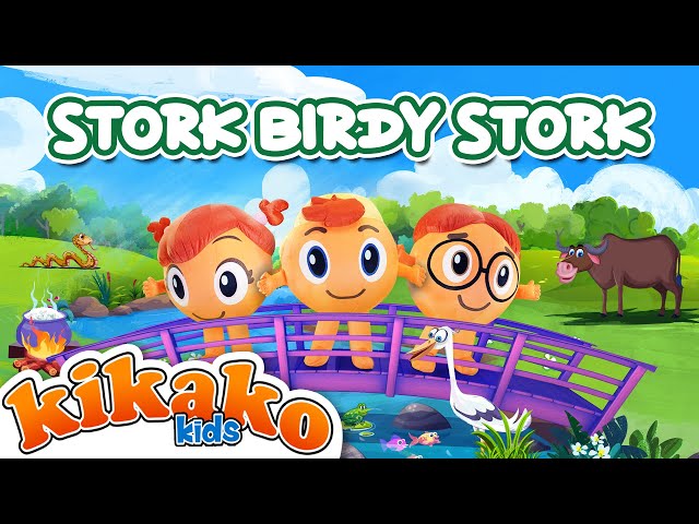 Stork Birdy Stork - KiKaKo Kids | #NurseryRhymes #StorkBirdyStork
