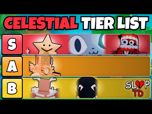 Every Celestial Ranked | Slop Tower Defense Tier List