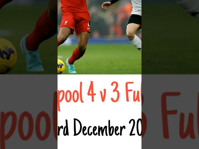 Alexis Mac Allister's Wonder Goal Against Fulham - (5Live) Radio Broadcast 03/12/2023