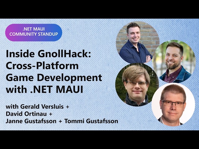 .NET MAUI Community Standup: Inside GnollHack: Cross-Platform Game Development with .NET MAUI