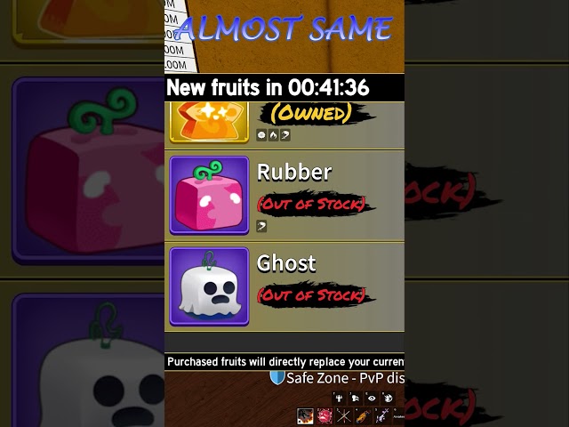 Almost same stock #roblox #bloxfurit