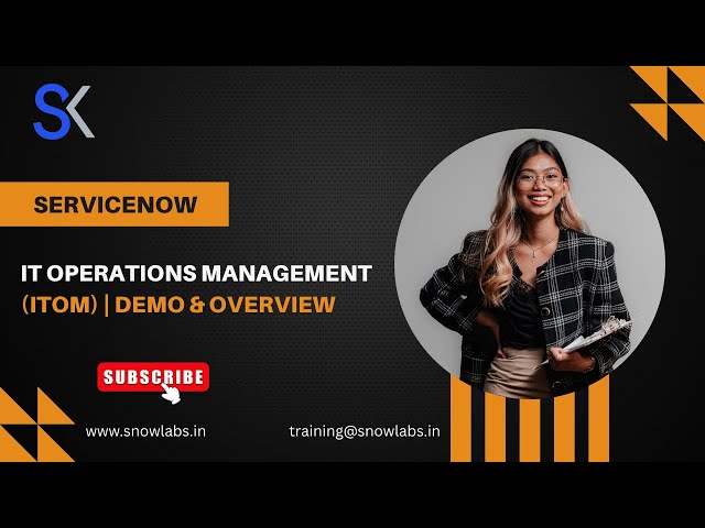 ServiceNow IT Operations Management (ITOM) | Demo & Overview