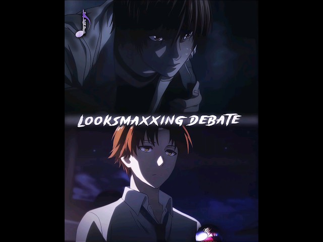 Light Yagami vs Ayanokoji in Looksmaxxing | Death Note vs Classroom of the elite | #looksmaxxing