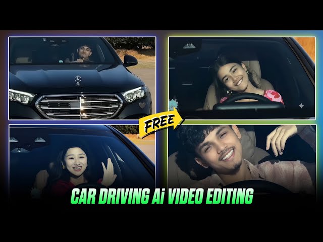Trending Car Driving AI Video Editing Prompt | Instagram Viral Pata Chalega Song Reels Editing