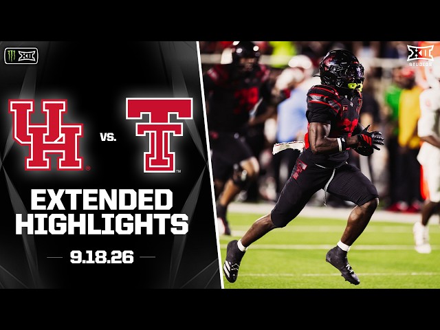 #22 Houston vs. #13 Texas Tech Extended Highlights | 2026 Monster Energy Big 12 Football