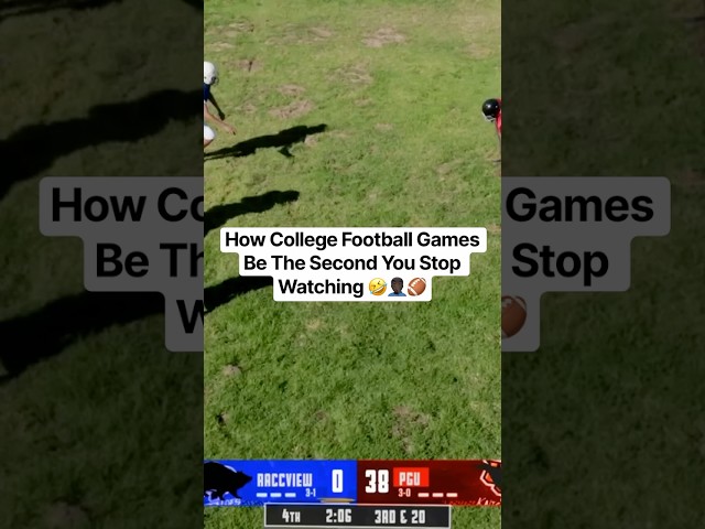 Never turn your back on a college football game 🤣 #ncaa #football #sports #funny