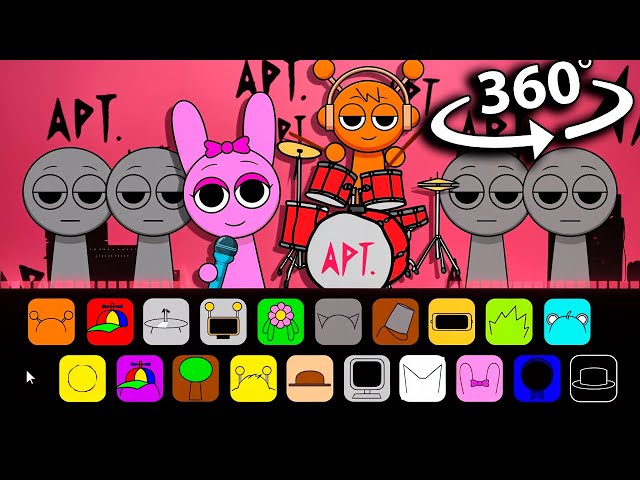 360º VR Incredibox Sprunki - APT (MOD/COVER) Animation