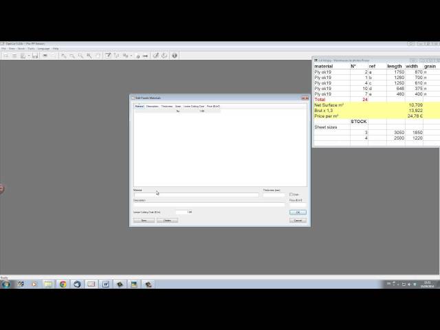 Cutting Sheet Optimisation: Input Your Materials First | Wood Designer Ltd