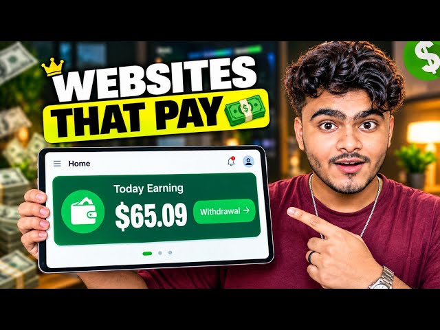 10 Websites That Actually Pay You Money 💰 | New Side Income Websites