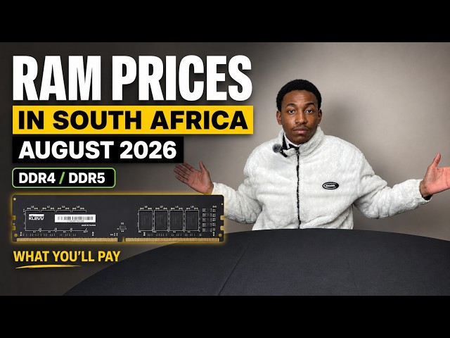 RAM (DDR4/DDR5) Price in South Africa (August 2026): What You'll Actually Pay