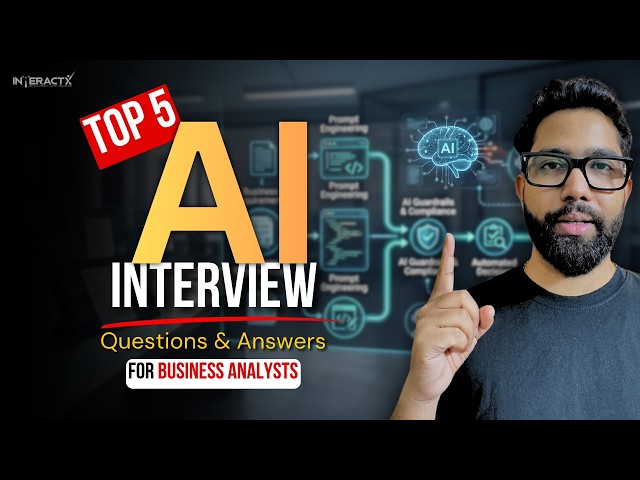 AI Business Analyst Interview: 5 Questions You Must Know in 2026 | GenAI, Agentic AI & More