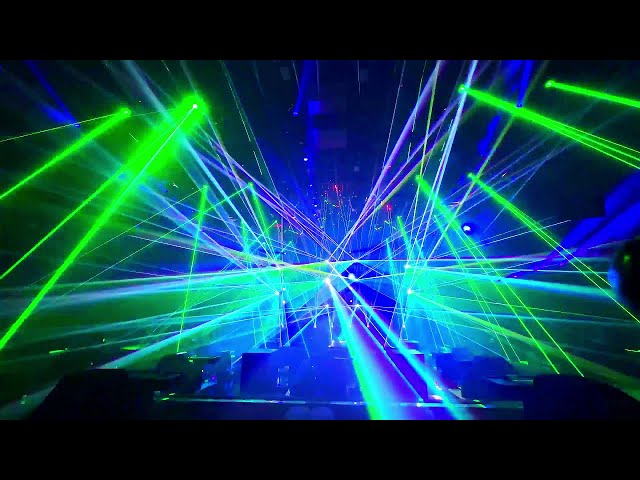 Party Lights & Disco Laser Lights – 10 Hours of Flashing Colorful DJ Light Show (4K)
