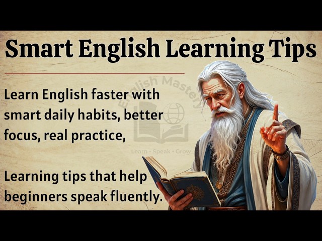 Smart English Learning Tips | How to Learn English Faster and Better for Beginners | Learn English