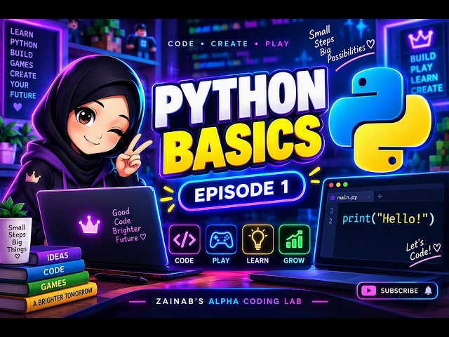 🐍 Python for Beginners — Episode 1 | Your First Python Code