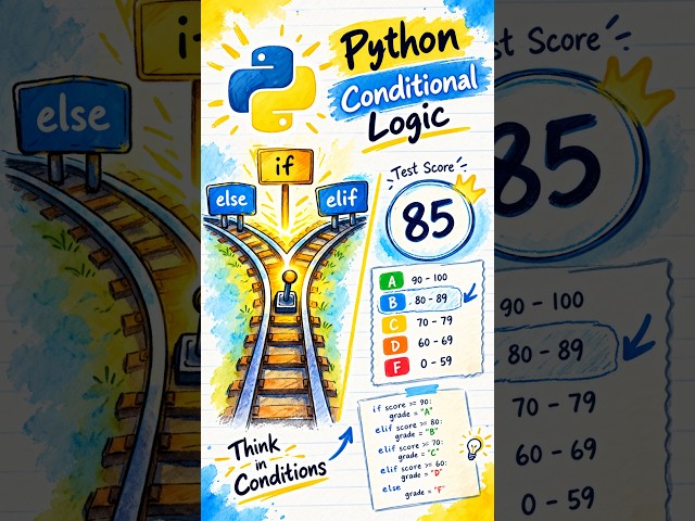 How Python's If-Elif-Else Actually Works (Visualized)