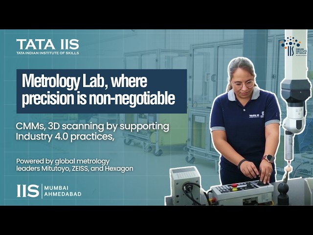 Inside India’s Advanced Metrology Training Lab | IIS Ahmedabad Skill Development