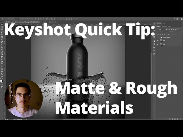 Keyshot Quick Tip: Matte vs. Rough Textures