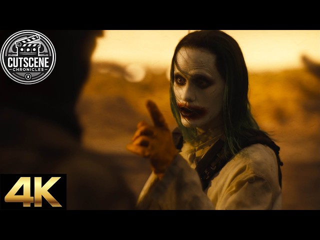 [4K UHD] Batman Faces Joker In The Intense Nightmare CUTSCENE | Zack Snyder's Justice League 2021