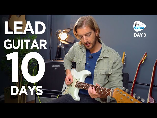 Lead Guitar Lesson 8 - Build SPEED With HAMMER ONS (Free 10 Day Course)