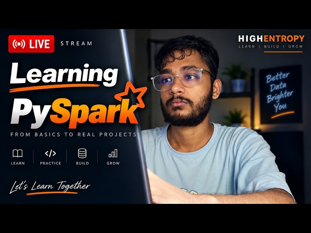 Learning PySpark from Zero 🚀 | Day 1 | Live Stream