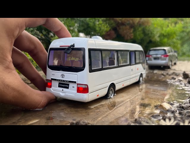 Unboxing Toyota Coaster Bus | Diecast Model Cars 