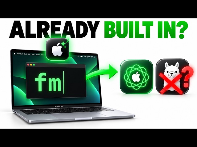 Your Mac Has a Local AI Model Built In Now