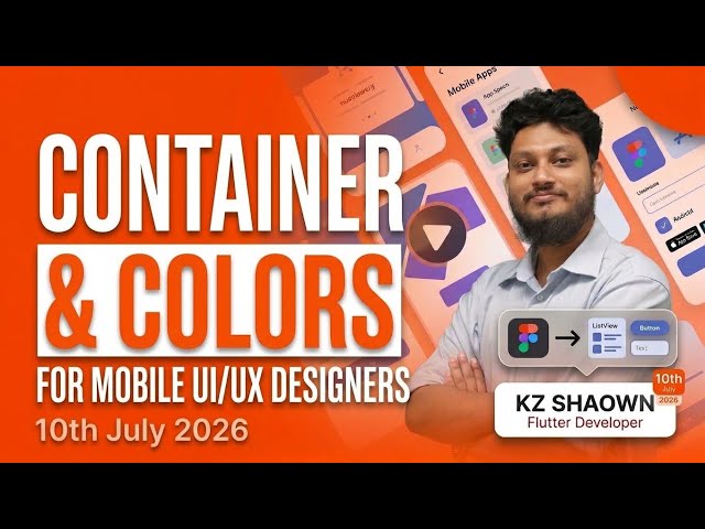 class 8 Container Colors and Button
