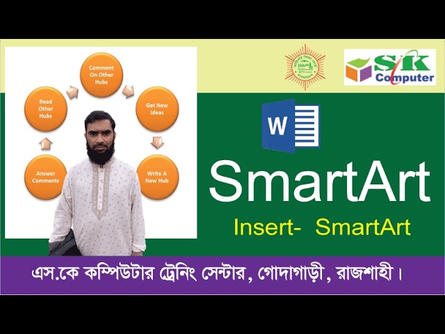 SmartArt | MS Word | Bangla Tutorial |  SK Computer Training Center