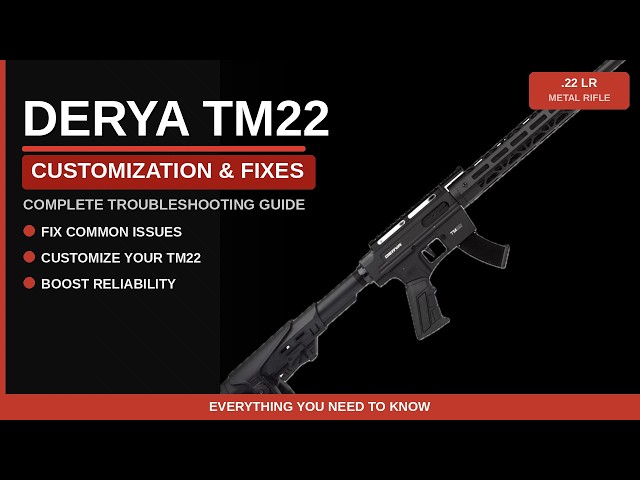 Derya TM22 Metal 22lr: Complete Customization & Troubleshooting Guide Fix Every Problem!