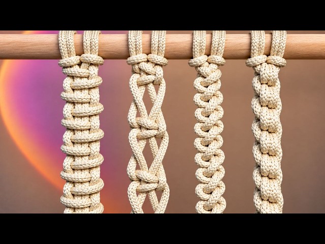 4 Macramé Patterns You’ll Want to Try | Step-by-Step Tutorial