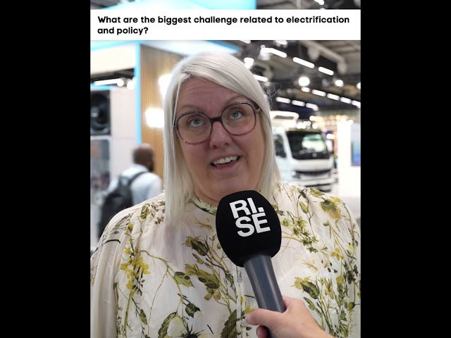 What are the biggest challenge related to electrification and policy?