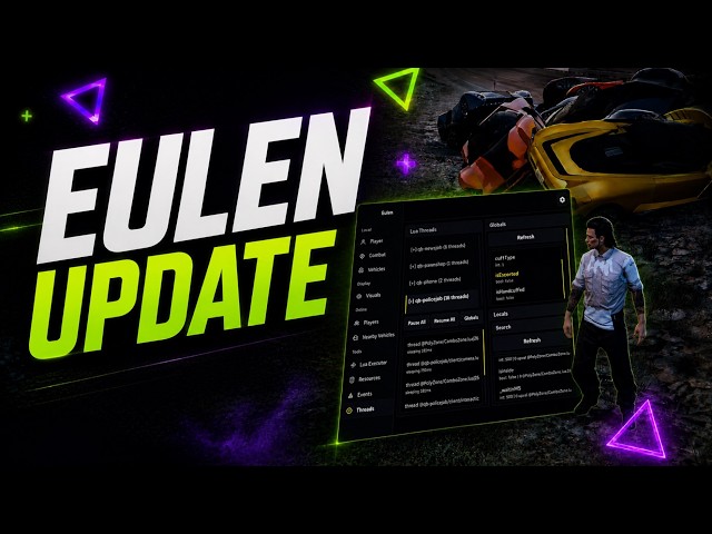 Eulen FiveM Update⚡How to Use the NEW Threads Feature (Jobs, Police, Revive, Jail Cheat Working)