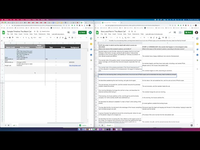 Timeline Walkthrough