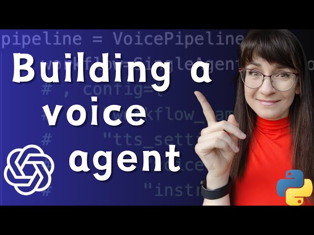 OpenAI Agents SDK supports voice! Experimenting with the voice pipeline.