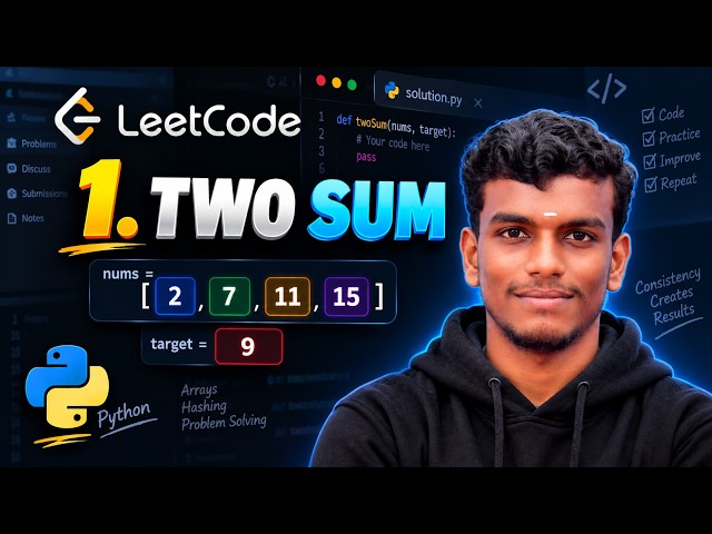 LeetCode #1 – Two Sum | Python DSA Problem Solving