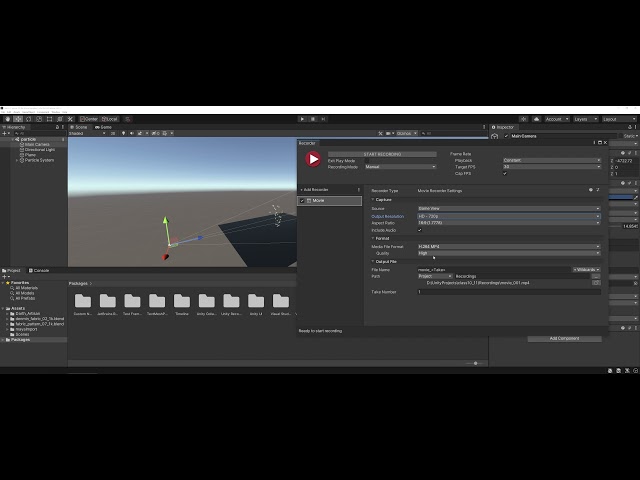 Introduction to Unity Recorder
