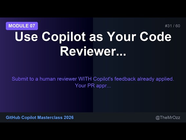 Use Copilot as Your Code Reviewer Before Every PR