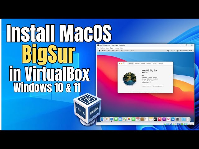 How to Install MacOS Big Sur on Windows VirtualBox (Step-by-Step Guide)