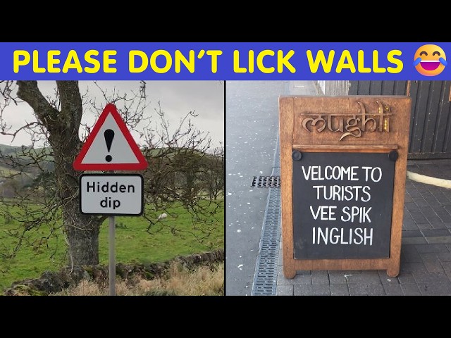 British Signs That Are Absolutely Unhinged 😂 | Happy And Fun