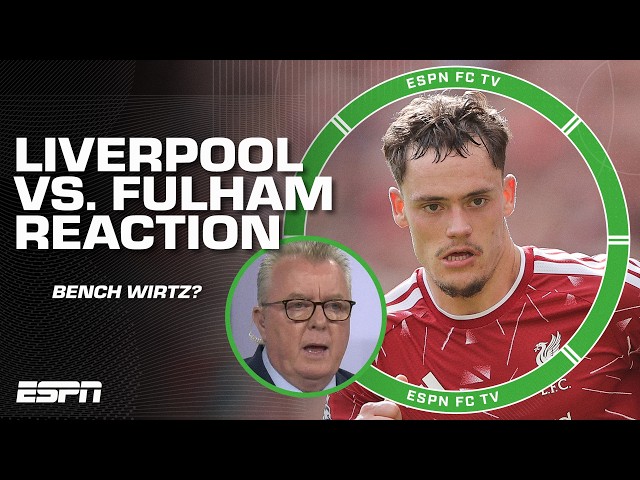 Should Liverpool bench Florian Wirtz? 'Gotta do what's best for the team' - Steve Nicol | ESPN FC
