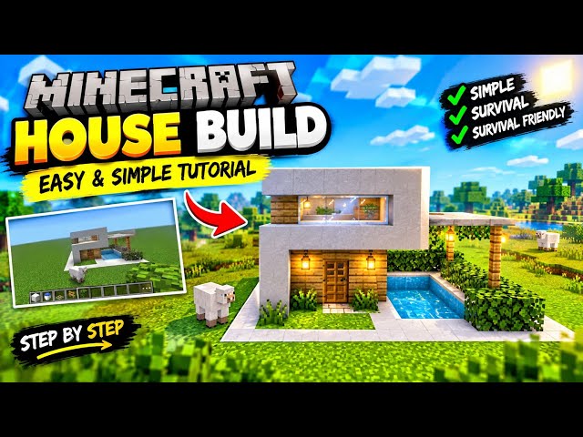 Minecraft House Build 🏠 | Easy & Simple Tutorial #minecraft #tutorial 