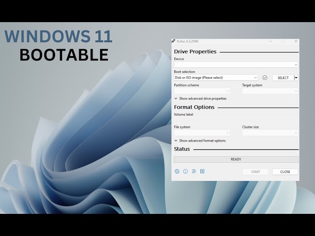How to Make A Bootable USB Drive of Windows 11. (tutorial)
