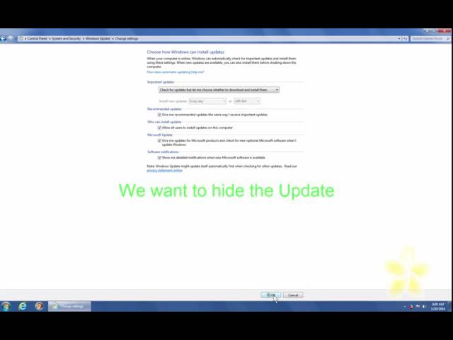 Hide the Get Windows 10 Update