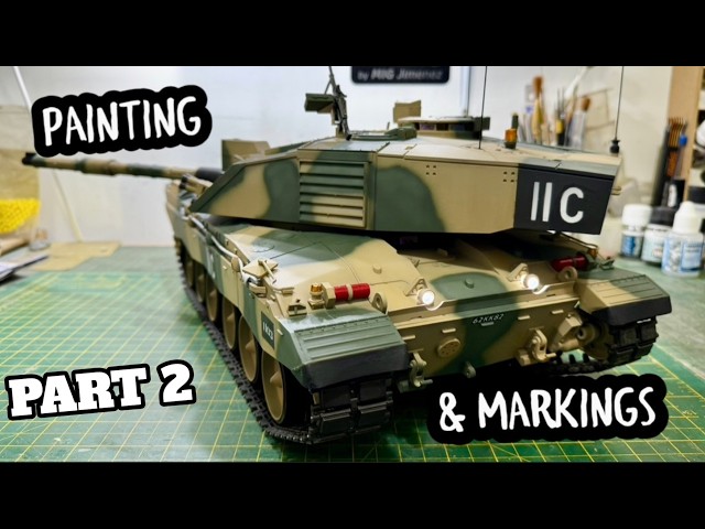 HENG LONG CHALLENGER 2  7.0 HOW TO MODIFIY & CUSTOM PAINT, PART 2 CHEAP AIRBRUSH KIT. #howto #rctank