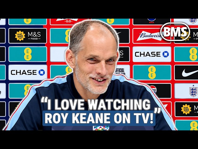 TUCHEL: “I LOVE WATCHING ROY KEANE ON TV!” 👏 England v Czech Republic 🏆 Nations League