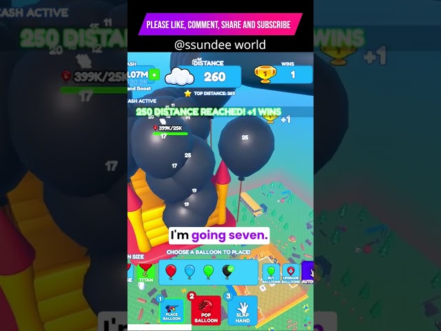 The thrill of balloon racing in Roblox | Ssundee world