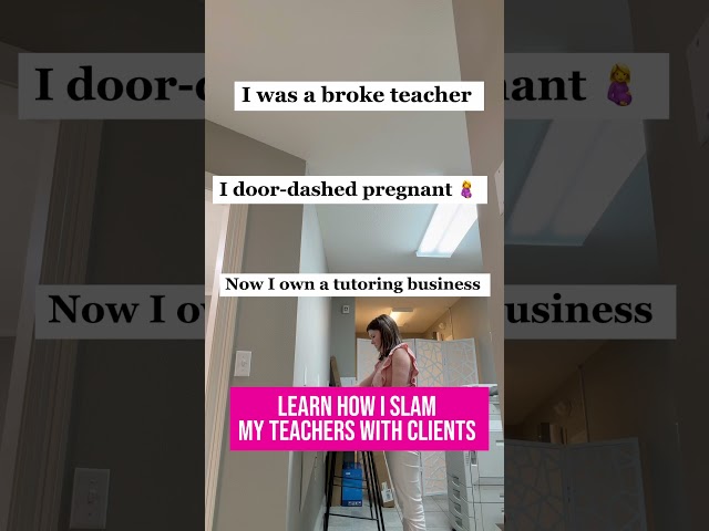 I was once a broke teacher.. learn how I changed