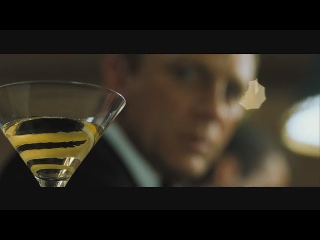 JAMES BOND 007: ALL THE ALCOHOL.