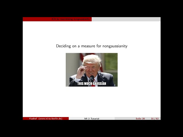 Machine Intelligence 2 tutorial 6 fastICA pt 3/4 Maximizing nongaussianity